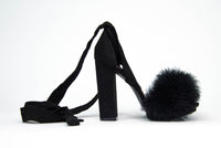 "Wrapped Up" Chunky Fur Heels