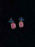"Fineapple" Earrings [PINK]