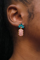 "Fineapple" Earrings [PINK]